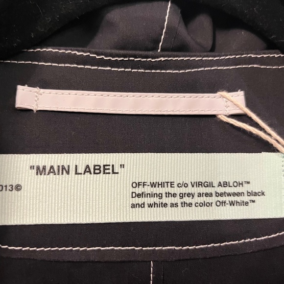 Off-White C/O Virgil Abloh Logo-print shell raincoat - Picture 8 of 10